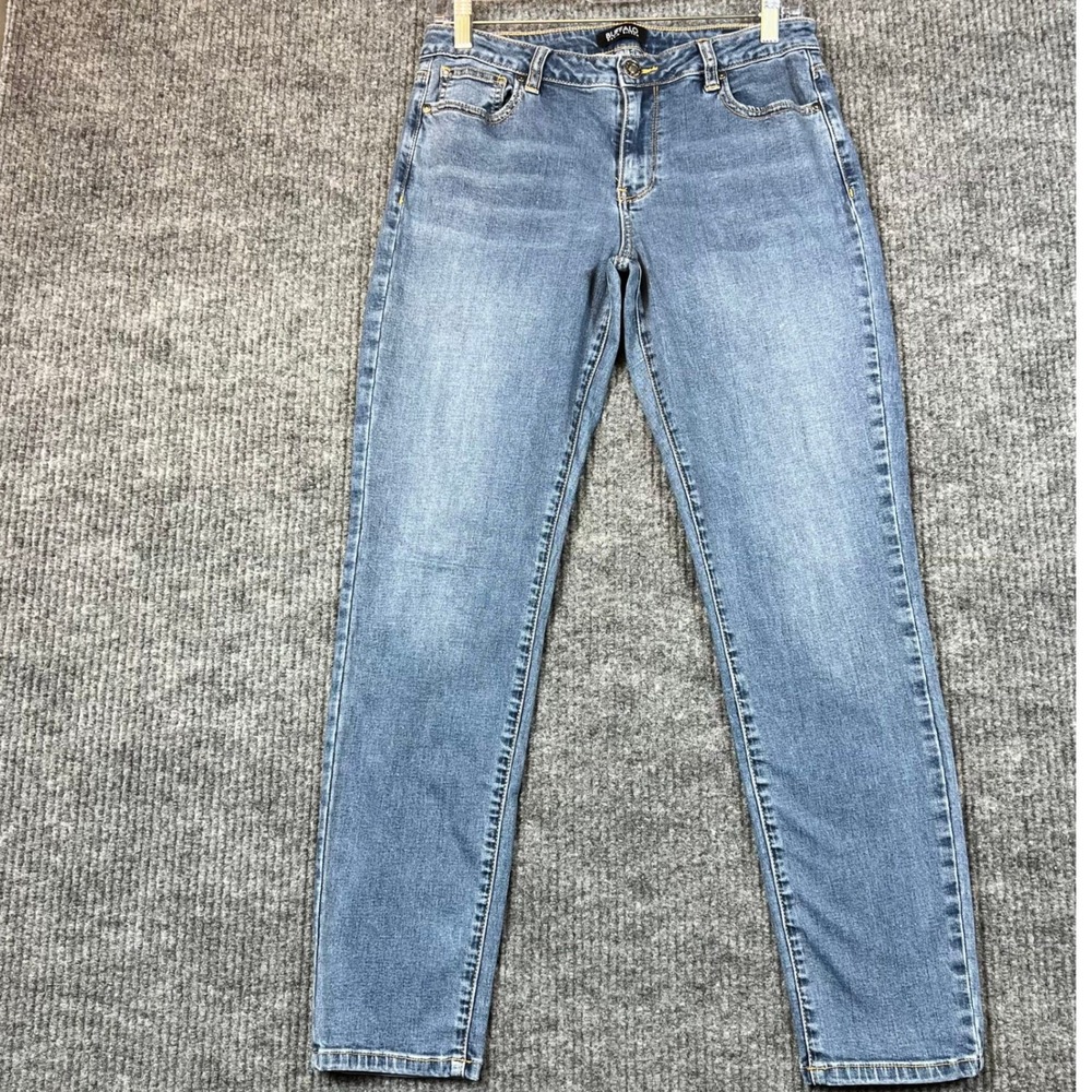 Buffalo David Bitton Pursuit Skinny Jeans Cotton Blend Blue Mid-Rise Casual 8